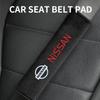 Fashion Car styling Car Seat Belt Covers Cotton Shoulder Pads For Nissan Qashqai X J10 J11 Trail Tiida Juke Teana Pulsar Altima