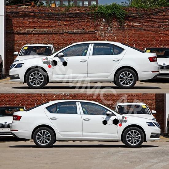 Honeycomb Graphics Stickers Vinyl Decal For Car Body Side Decoration Accessries