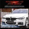 FOR BMW F30 F31 3 SERIES M STYLE FRONT LIP SPOILER SPLITTER GLOSS BLACK 12-2018 wsgk87