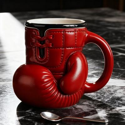 Tazza Guanto da Boxe 3D Novità Tazza da Caffè Tazza da Tè in Acciaio Inossidabile 12oz Regalo Unico Divertente di Boxe per Pugili Appassionati di Fitness Allenatori