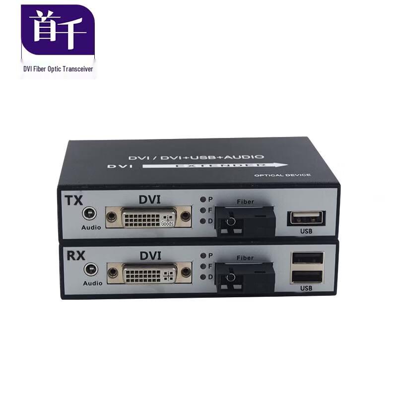 SHOCHAN 1080P DVI to Fiber Optic Extender Set