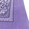 Trifong bandana purple paisley cotton 100% large cashew pattern 55cm x 55cm