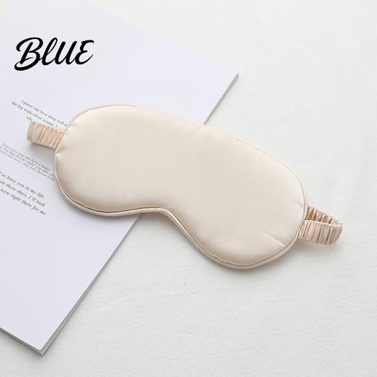 Relaxing Sleep Mask for Airplane Double Sided Silk Touch Mask Breathable Eye Travel Darkness Sleeping Home Nap Light Blocking Blindfold with