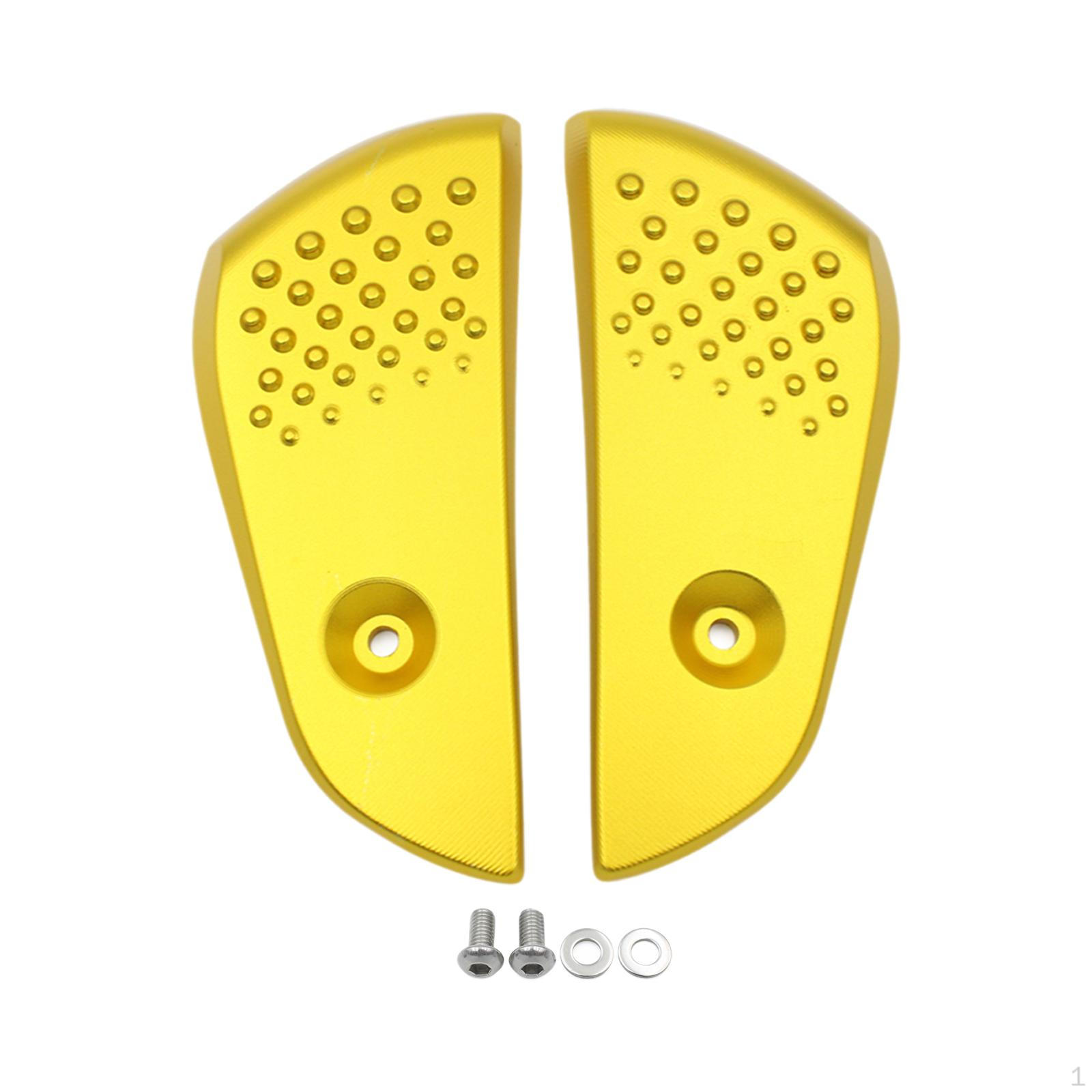 2 Pcs Footrest Pedals Running Boards Aluminum Alloy Lightweight Replacement Repair Accessories Heavy