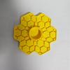 Bee Watering Station for Garden Honeycomb Design Bee Feeder And Waterer Compatible with Regular Wide Mouth Canning Jar for Hives Beekeeping Supplies