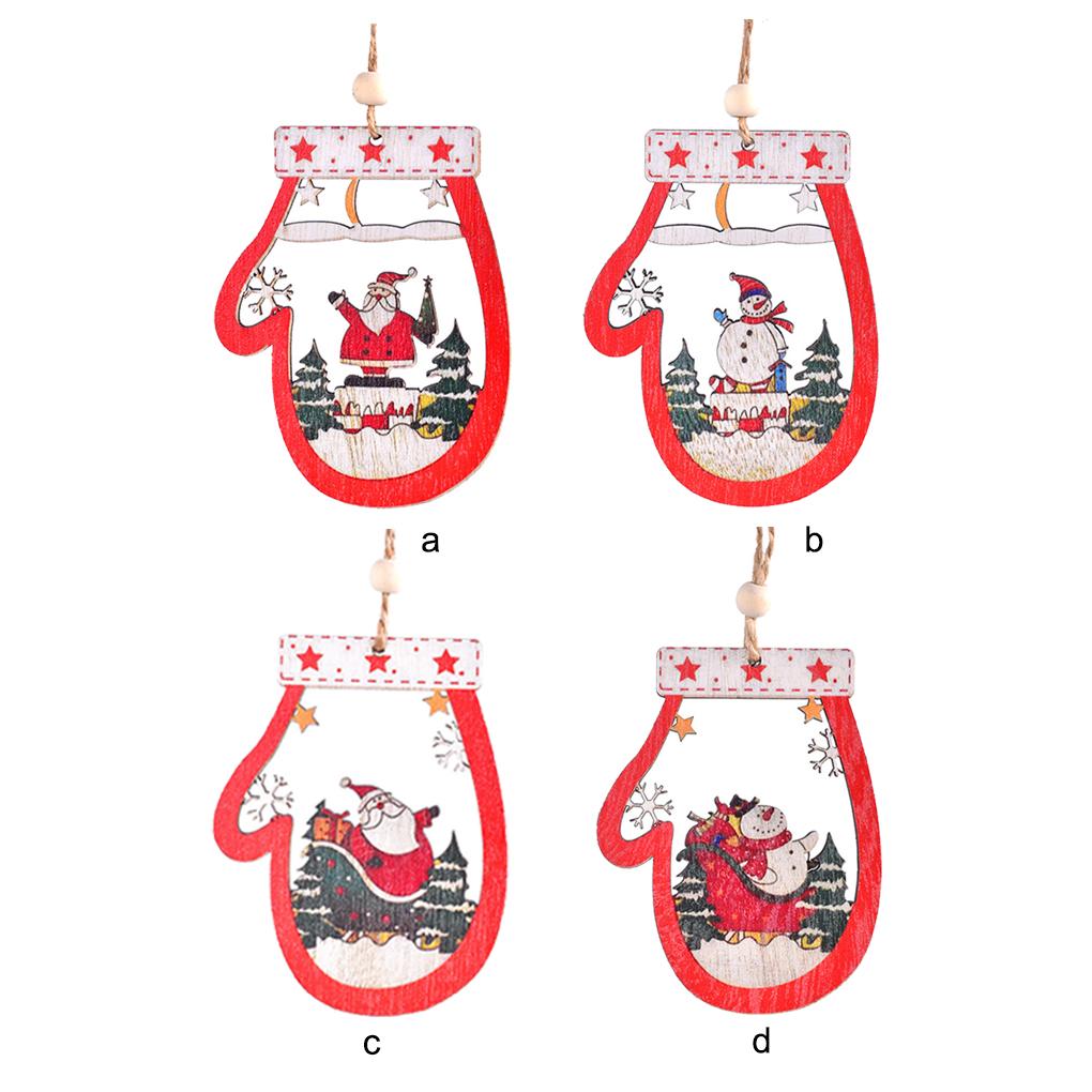 Vánoční přívěsek rekvizita festivalové ozdoby ve tvaru rukavice sváteční ozdoba rozvržení scény vánoční stromek dekor dárek závěsná ozdoba