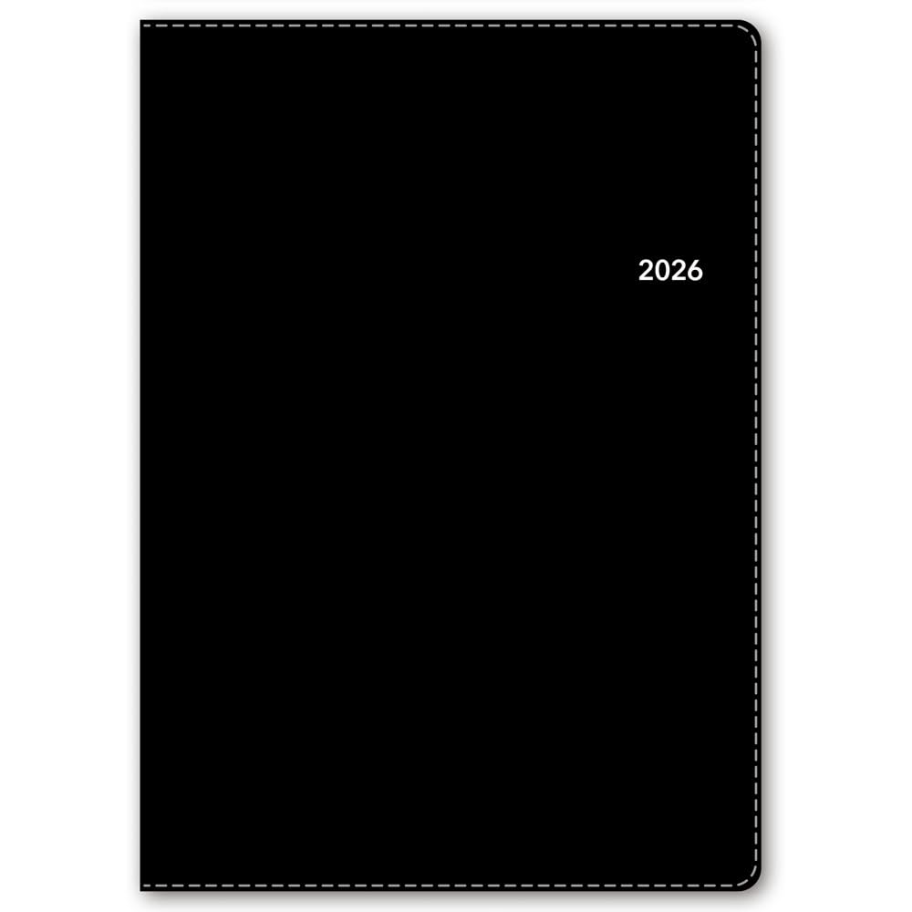 

NOLTY 2026 Еженедельник A5 с блоками для заметок Ecrit 6322 на декабрь, черный, (Начинается в 2025)