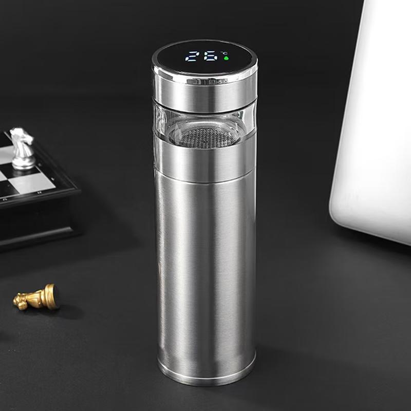 

Haofeng 316 Stainless Steel Temperature Display Tea Infuser Vacuum Flask