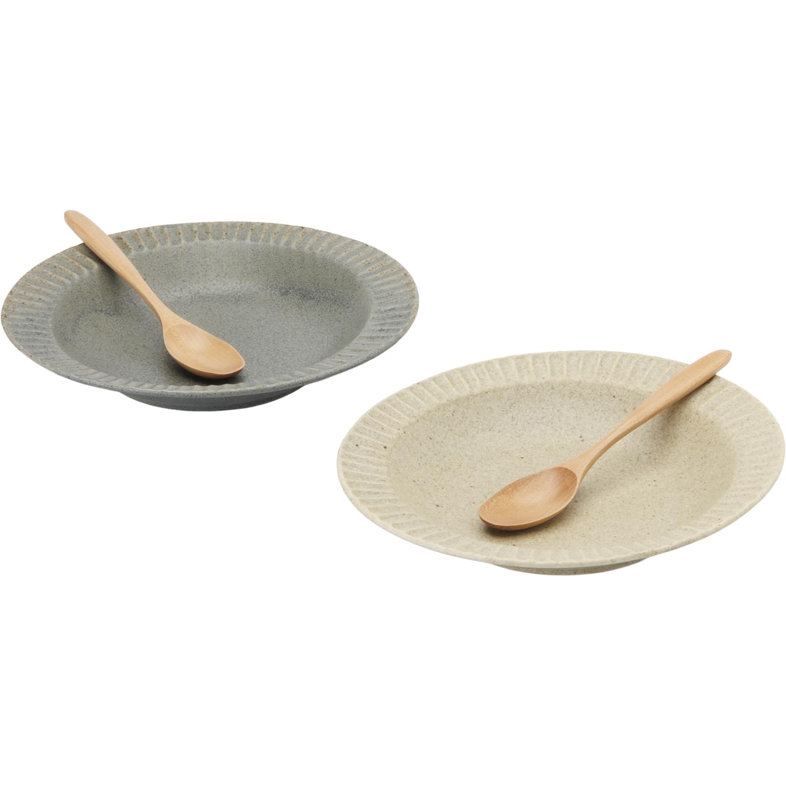 

Aito Seisakusho Curry and Pasta Gift 23 x 22 Includes Wooden Spoon Mino Dishwasher and Microwave Perfect for and Made in Gray and Product Number