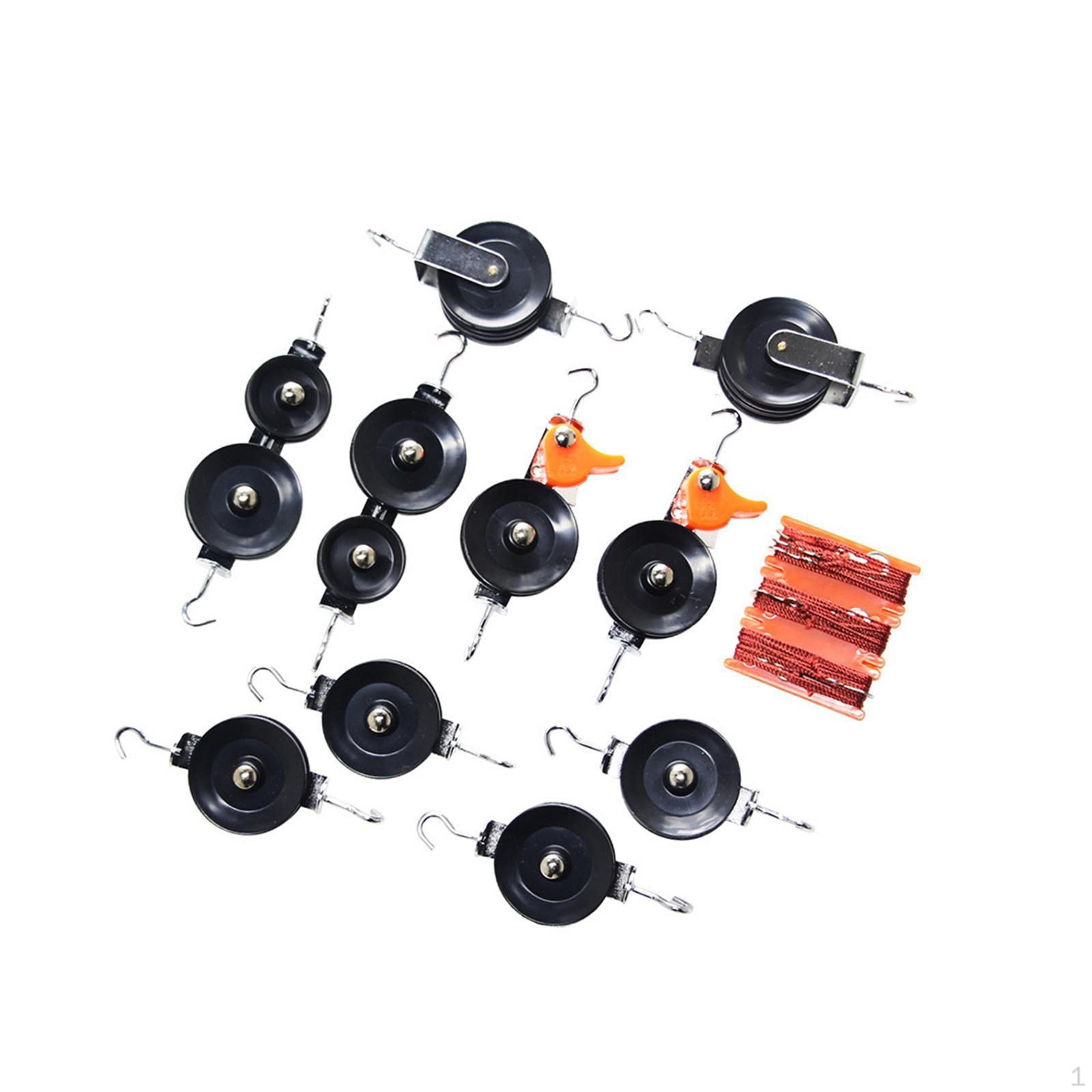 

Физика Блок шкивов Набор из нержавеющей стали Одиночные шкивы 11 Pieces Set