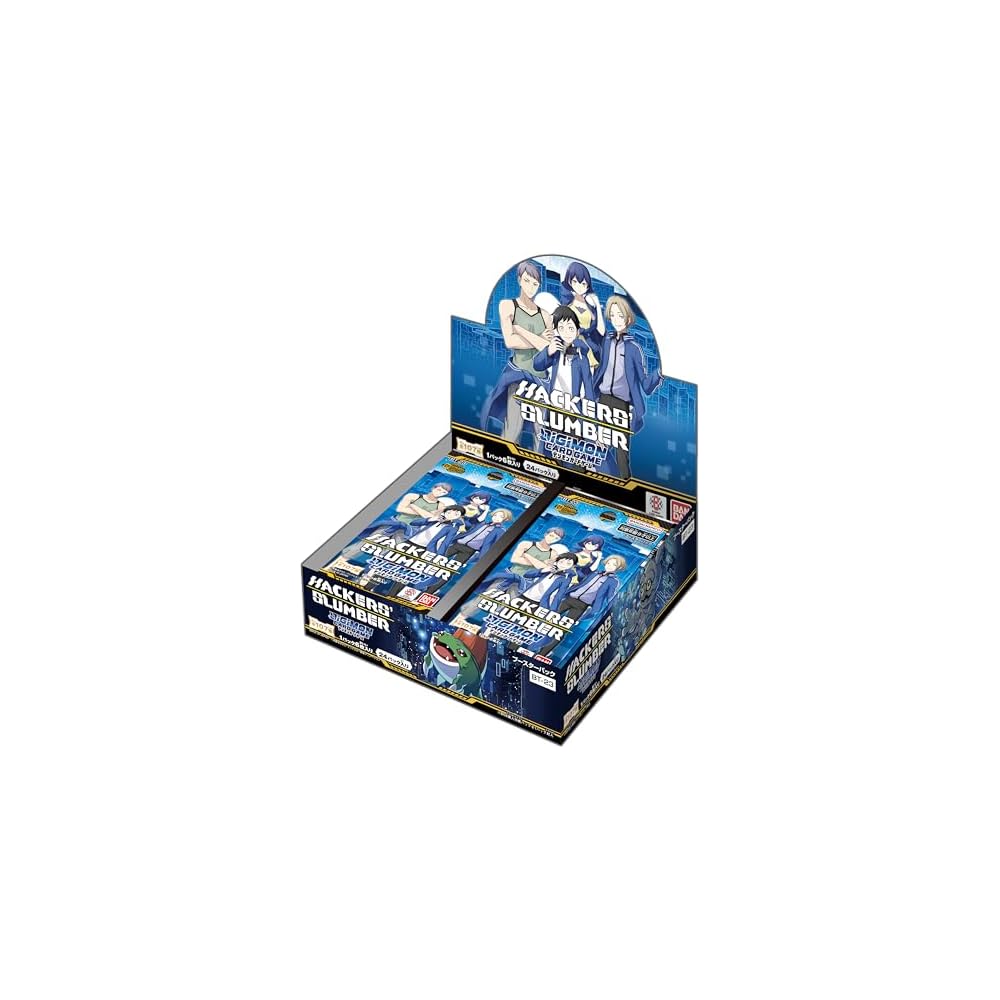BANDAI Digimon Card Game Booster Pack Hackers Slumber BT-23 Box of 24 Packs