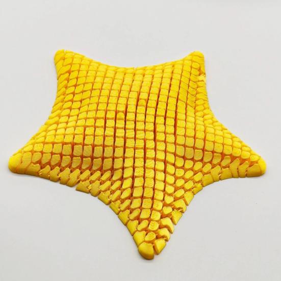 3D Printed Articulating Starfish Toy Flexible Anxiety Stress Relief Fidget Starfish Toy Home Office Desktop Decoration Ornament