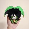 Latest 10cm Cute Green Eyes Circus Anime Game Freaks Character Harlequin Plush Toys Keychain Plushie Doll Bag Hanging Pendant