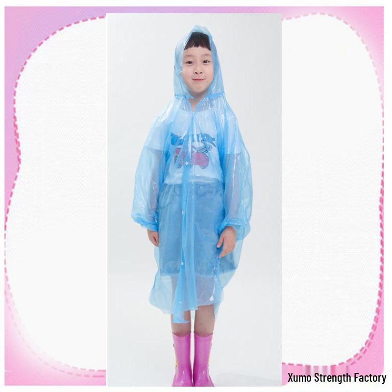 Kids Cartoon Rain Poncho - Waterproof Full-Body Suit for Boys & Girls 2XL [Height 130-145cm]