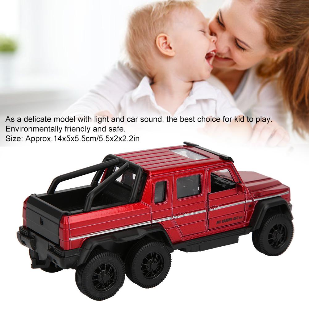1:32 High Simulation Alloy Car Toy Pull Back Vehicle Model with Light Sound Child Kid GiftRed