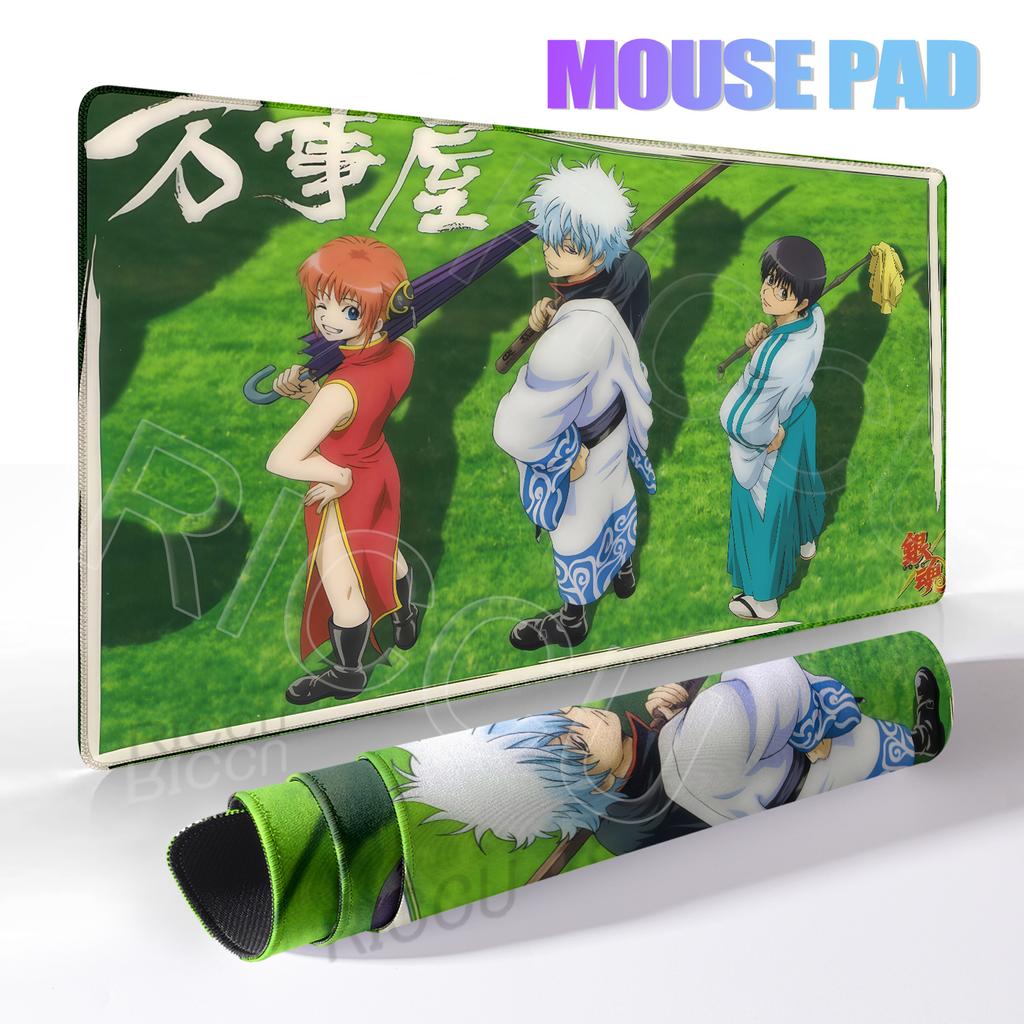 Anime xxl-Gintama Mouse Pad Anti-slip Offices Accessories Gaming Mousepad Desk keyboard Mat Office Rug Gamer Rubber Mats