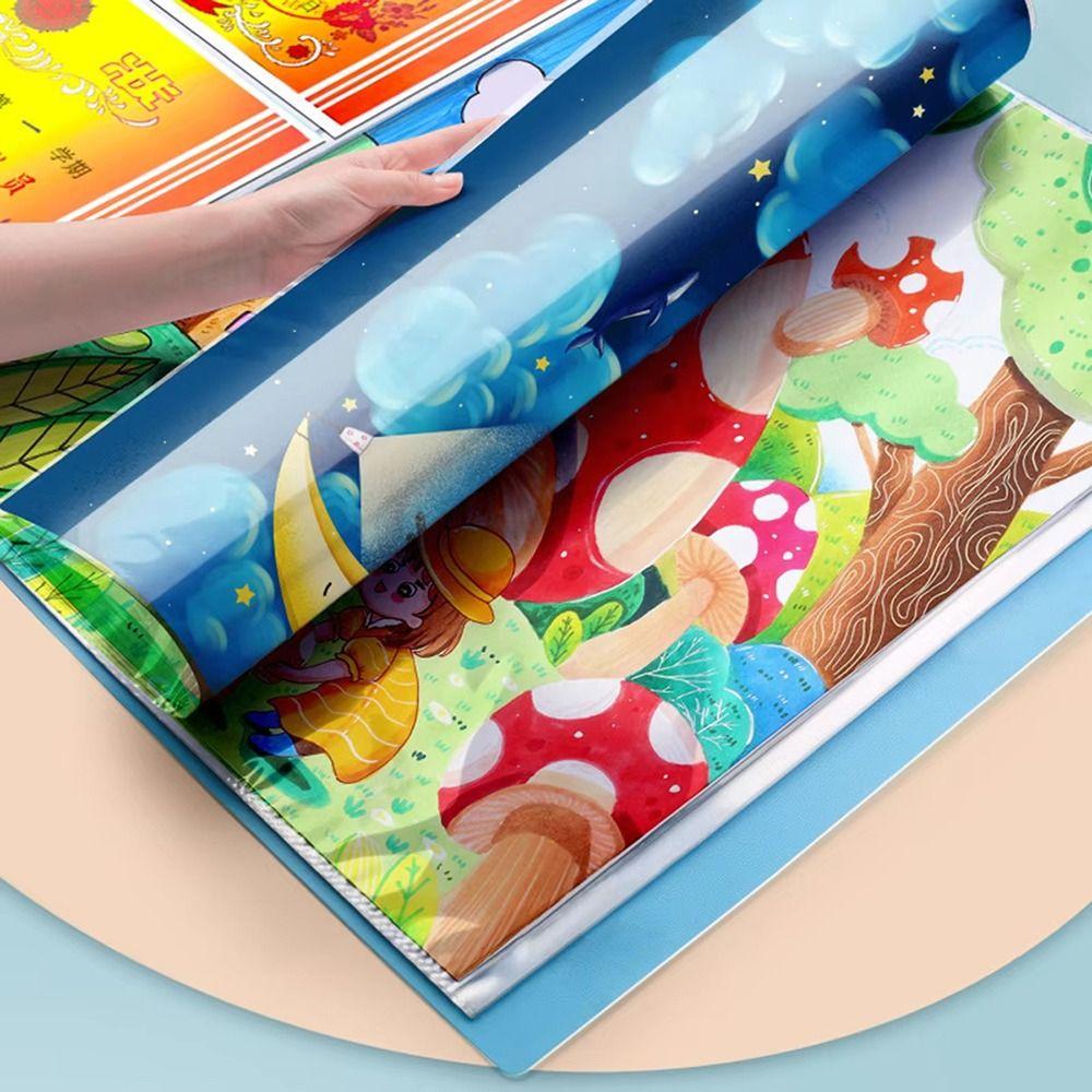1Pcs A3/8K Photo Album Folder Diamond Painting Stationery Tool Presentation Portfolio  School Office