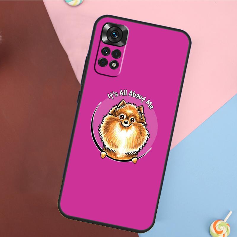 Pomeranian Watercolor Dog Cover For Xiaomi Redmi Note 13 14 Pro 12 11 9 10 9S 10S 11S 12S Redmi 14C 10C 12C 13C Case