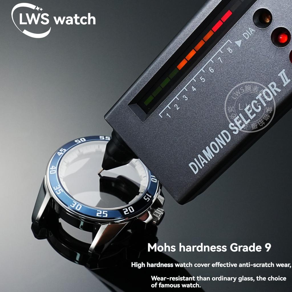 Für Seiko SNP055J1 Serie Uhrengehäuse Edelstahlgehäuse Modifizierter Keramikring Skalenring Äußere Lünette Schale Zubehör