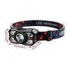 USB Rechargeable Headlamp 18650 Battery LED Headlight Waterproof Portable Head Flashlight Hiking Camping Head Cycling Torch
