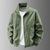 Leichter Herren-Windbreaker mit Stehkragen, lässige wasserdichte Reißverschlussjacke