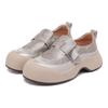 Women's Retro Leather Slip-On Sneakers - Breathable Spring/Summer Casual Low-Cut Shoes