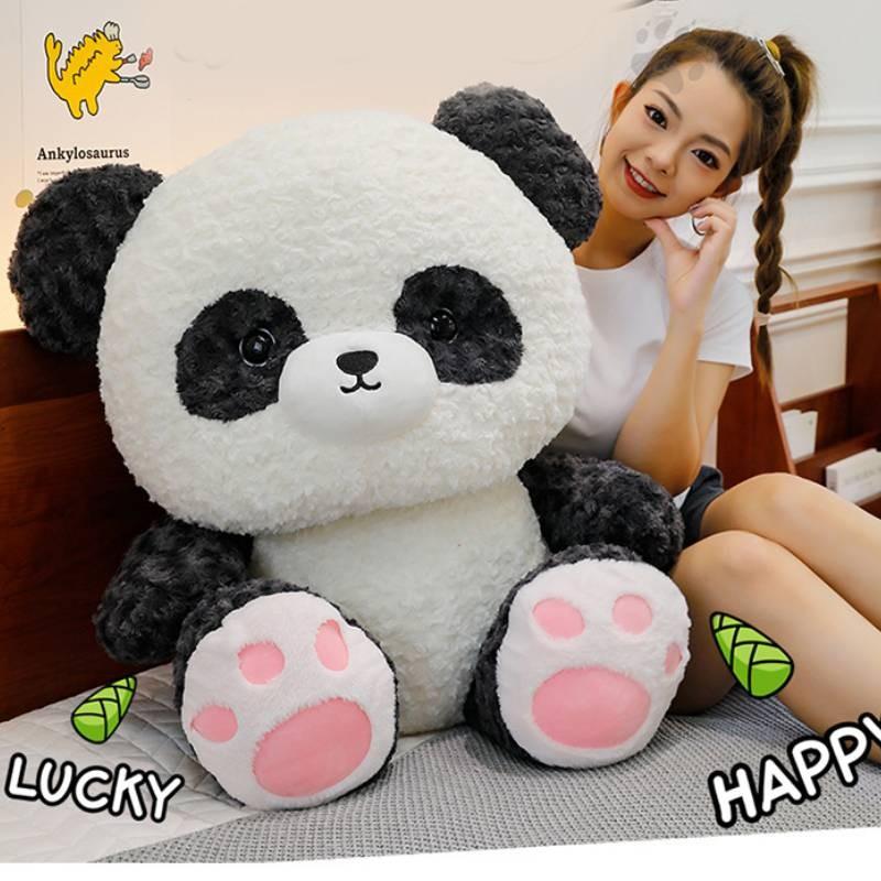 Panda Into Turn Dog Plush Toy Cartoon Stuffed Animal Doll Decoration Gift Kids