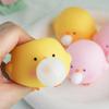 Bubble Animal Squeeze Toy Stress Relief Bubble Popping Chick Pig Toy Anti-Anxiety Stress Ball Portable Students Office Worker Desk Toy