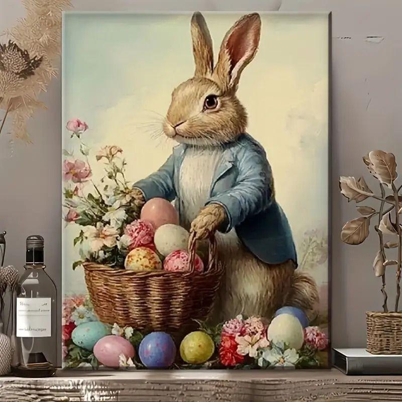 Metal Painting Russian Easter Theme Religious Home Wall Art Decor Religious Easter Gift
