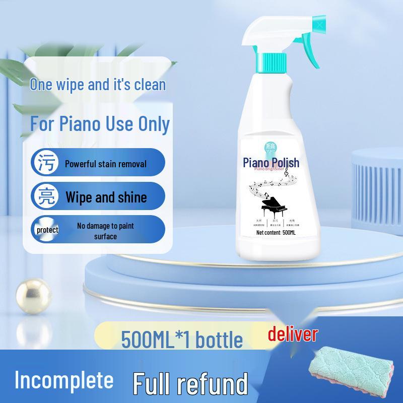 

Musical Instrument Care Liquid: Piano & Keyboard Cleaner Polish