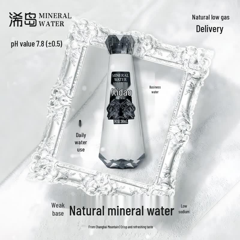 Xidao Changbai Mountain Natural Mineral Water 380ml (12-Pack)