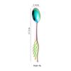 ZISIZ Iridescent Stainless Steel Wing Stirring Spoon Set