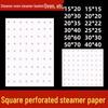 ZISIZ Rectangular Perforated Steamer Paper