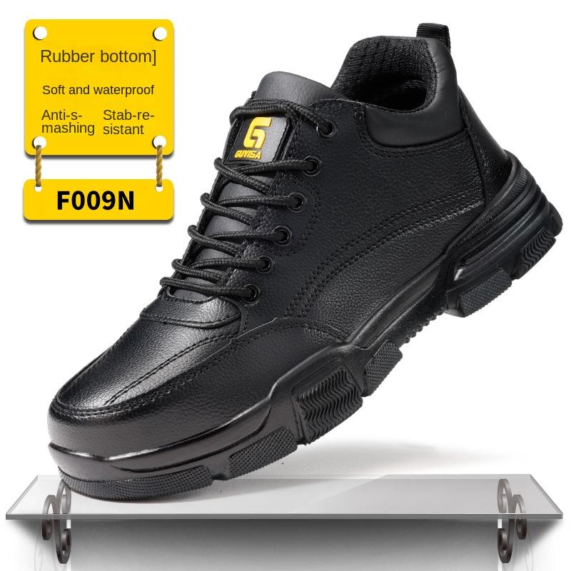 

Обувь для страхования труда, противоударные и противопрокольные, мужские, нескользящие и дышащие, со стальным носком, защитная обувь 46