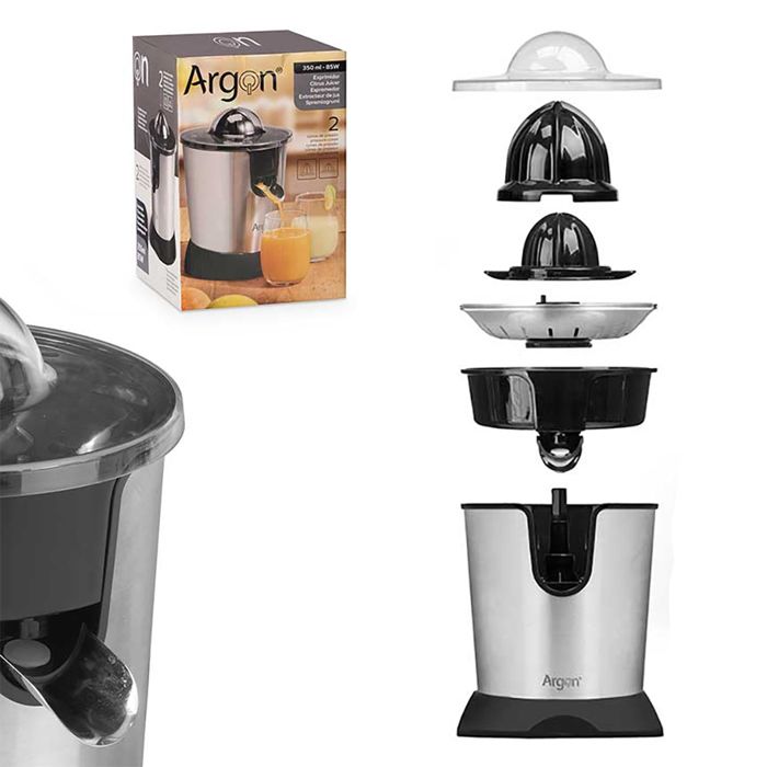 Presse-agrumes - DAM - 350 ml - Acier inoxydable - 85 W - Noir