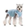 Dog Clothes, Thin Belly Protection Vest, Belly Anti-cool Free Striped Shirt, Back Buttons, Female Dog Sterilization and Weaning