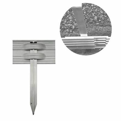 Set of Ultra-Resistant Aluminum Earth Anchors for Lawn Edging | Ground Anchors