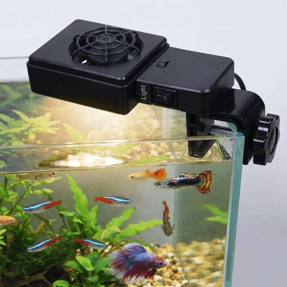 Wall Mounted Aquarium Wall Fan Adjustable Fish Tank Cooler 20 Mm Tank Thickness