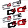 Metal VELOCE Q2 Q4 Emblem Car Sticker Letter Badge Decal Body Rear End Trunk Decor For Alfa Romeo 159 147 Junior Giulia Stelvio vmo895