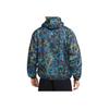 Nike Floral Comfort Windproof Sports Jacket Men Outerwear Blue CU0259-010