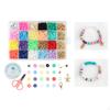 24 Grid 6mm Polymer Clay Beads Pendant DIY Bracelets Creating