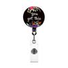 Retractable Badge Holder with Metal Clip Rotating ABS Badge Holder for Student Teacher Doctor Nurse Badge Holder