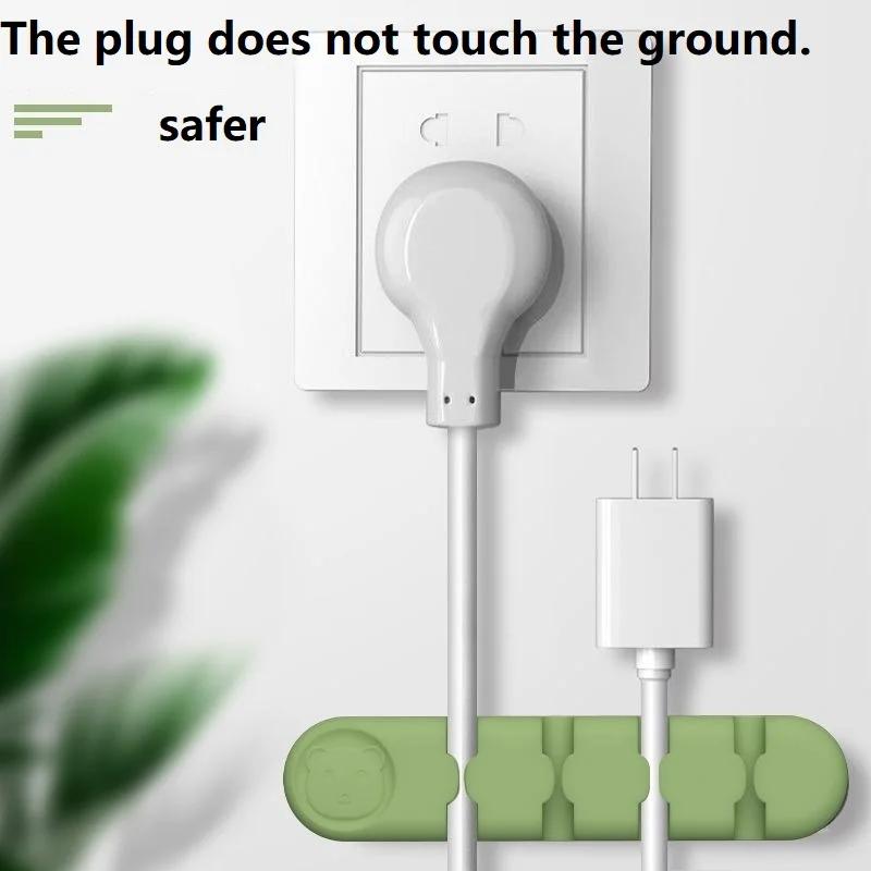 Cable Holder Desk Tidy Organizer Cord Protector Cable Holder for Table Cute Cable Holder ZMLXQ03