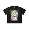 260 GSM Double Yarn 32 Count 100% Cotton Demon Slayer V53 Mitsuri Waifu Print Unisex Heavy Cotton T Shirt