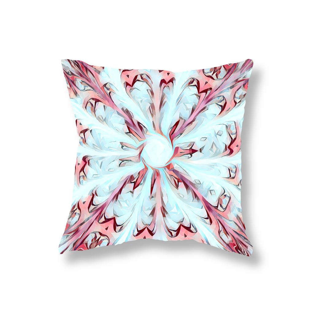 Psykedelisk Geometrisk Mandala Trykk Pynteputetrekk Sofadekor Rom Nattbord Kontor Spillstol Putetrekk Hjemmedekor