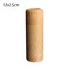 1Pcs Natural Bamboo Bamboo Tea Canister With Lid Round Design Tea Storage Box Primary Color Spice Container Jar