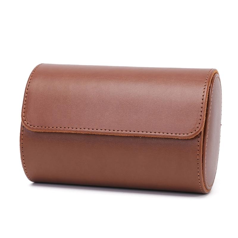 Travel Watch Box Luxury Leathers Waterproof Watch Storage Bag Dustproof Mechanical Watches Snap Button Bag Organizer
