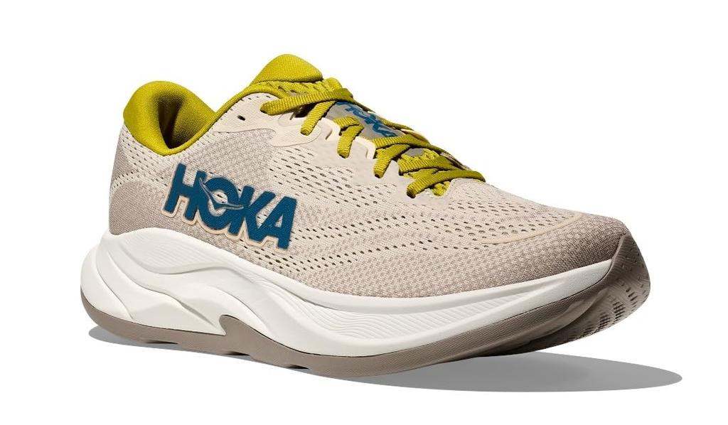 Hoka One One Rincon 4 Wide Running Size Men's Shoes, Birch/Cement, 27.0cm