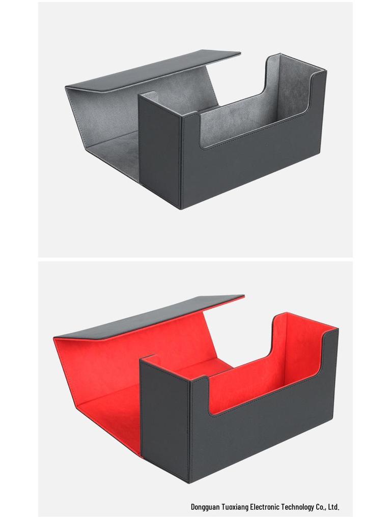 Large PSA Graded Card Storage Box - High-End PU Leather by DCGS, Screw-Closure, Universal Fit for BGS