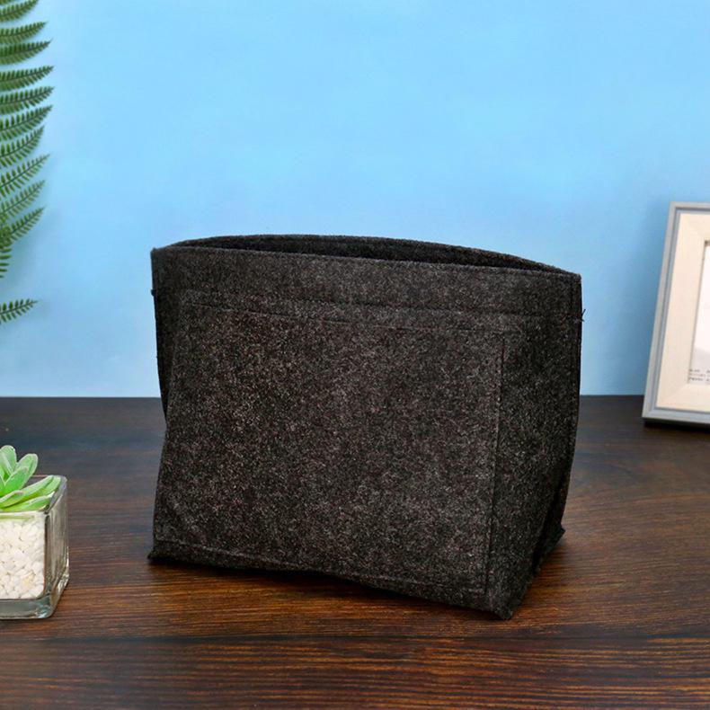 Women's Large Capacity Felt Makeup Bag – Multifunctional High-End Cosmetics Storage Pouch